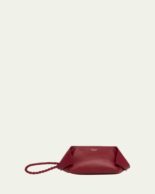 The Scarf Leather Wristlet